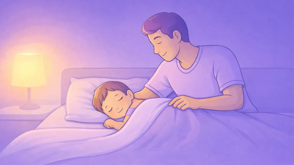 Parent and child bedtime