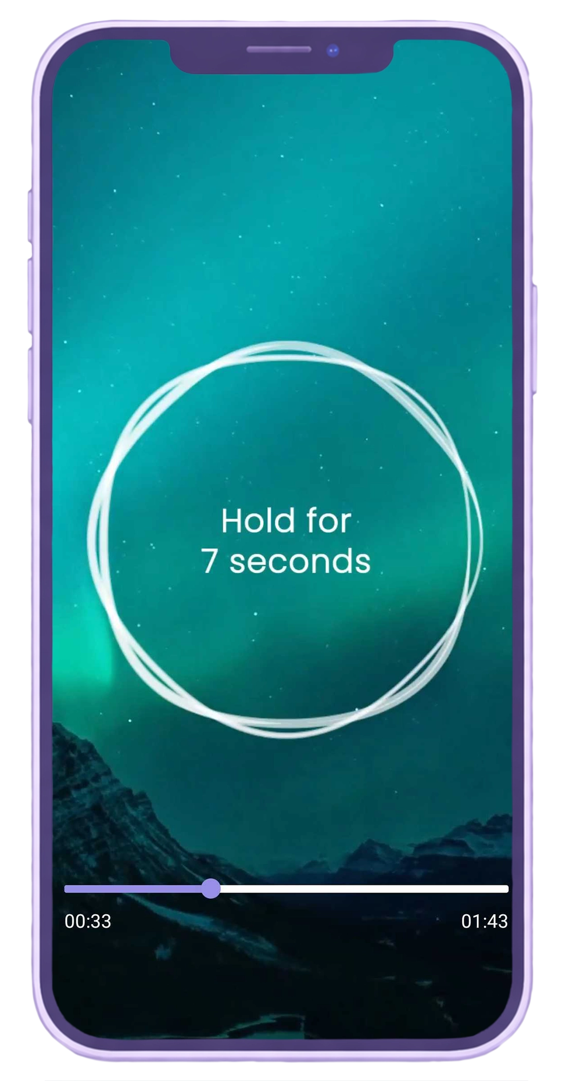 Begin app 4-7-8 Quick visual breathing exercise