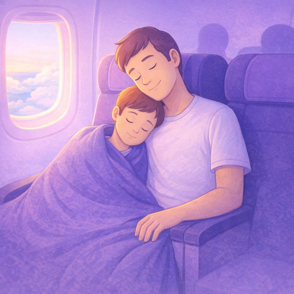Sleep on the move illustration