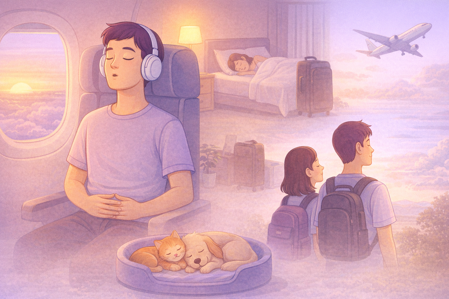 Mindful travel: breathwork, sleep tips, and easing travel anxiety
