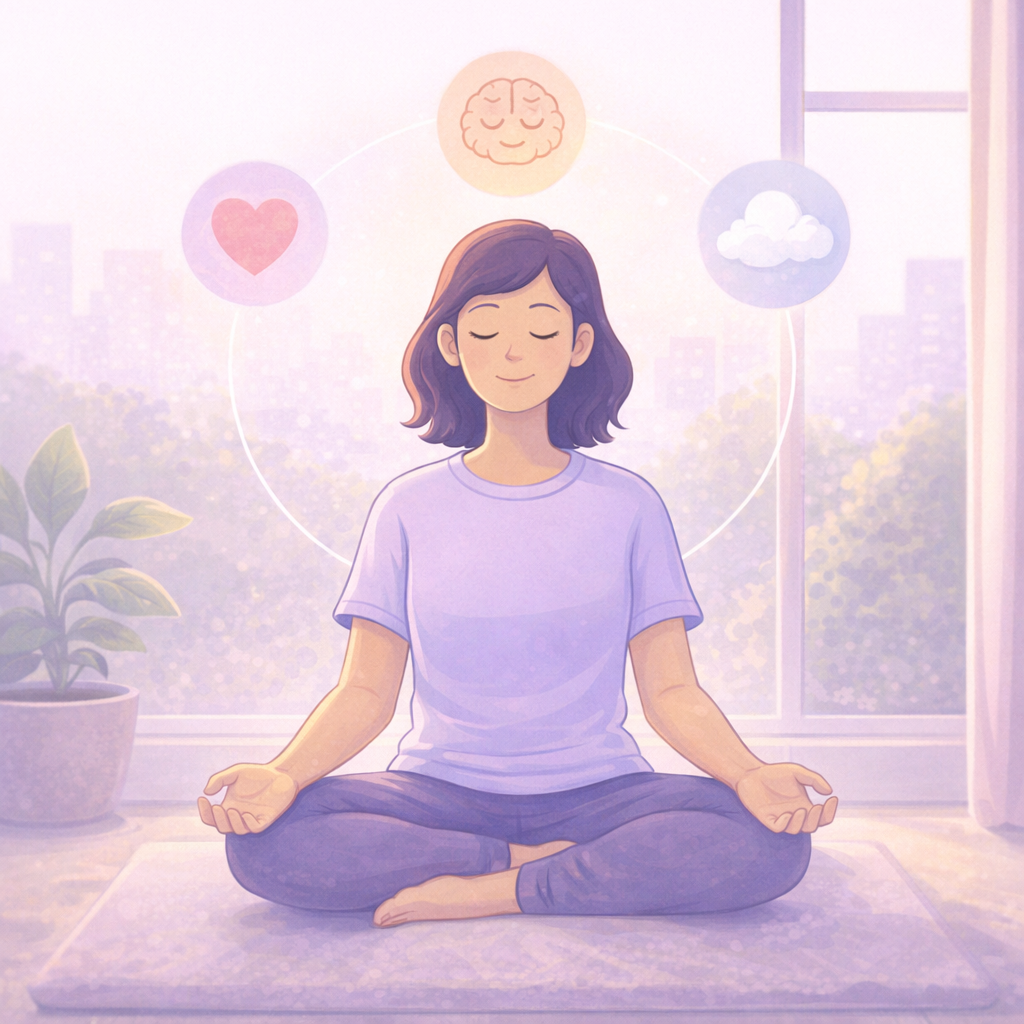 Why mindfulness helps illustration